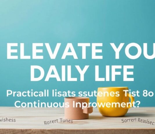 Elevate Your Daily Life: Practical Lifestyle Tips for Continuous Improvement Elevate Your Daily Life: Practical Lifestyle Tips for Continuous Improvement