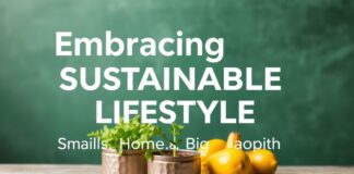 Embracing a Sustainable Lifestyle: Small Changes, Big Impact Embracing a Sustainable Lifestyle: Small Changes, Big Impact