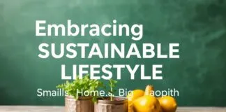 Embracing a Sustainable Lifestyle: Small Changes, Big Impact Embracing a Sustainable Lifestyle: Small Changes, Big Impact