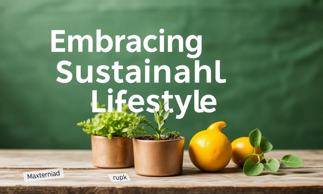 Embracing a Sustainable Lifestyle: Tips and Tricks for a Greener Life Embracing a Sustainable Lifestyle: Tips and Tricks for a Greener Life