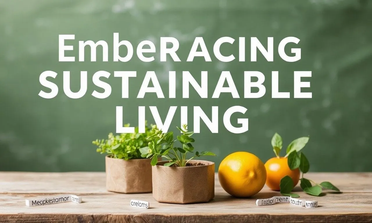 Embracing Sustainable Living: Simple Steps for a Greener Lifestyle Embracing Sustainable Living: Simple Steps for a Greener Lifestyle