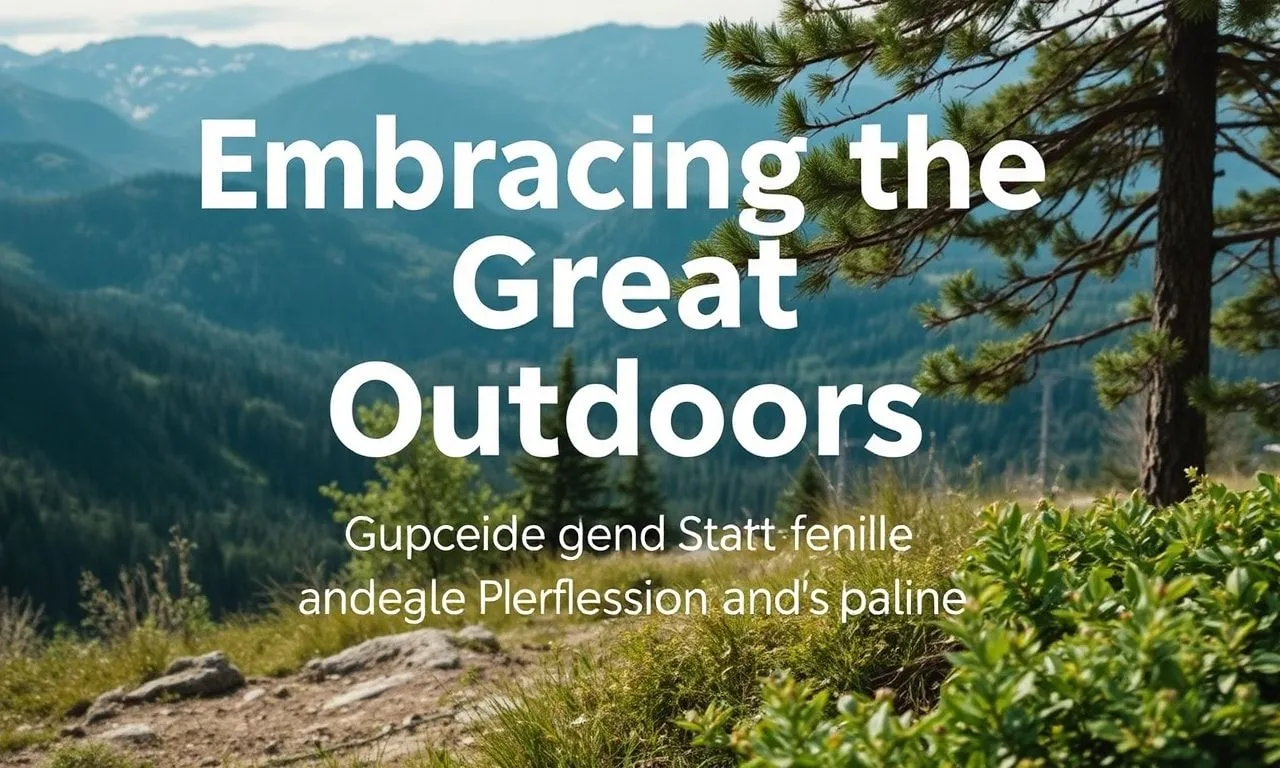 Embracing the Great Outdoors: A Guide to Enhancing Your Lifestyle Embracing the Great Outdoors: A Guide to Enhancing Your Lifestyle