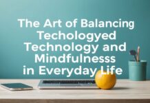 The Art of Balancing Technology and Mindfulness in Daily Life The Art of Balancing Technology and Mindfulness in Everyday Life