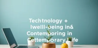 The Art of Balancing Technology and Well-being in Modern Life The Art of Balancing Technology and Well-being in Contemporary Life