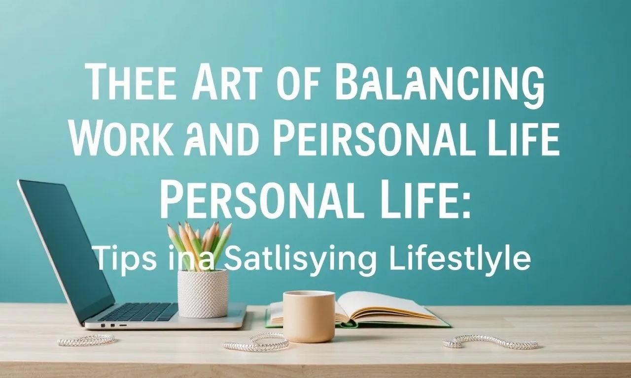 The Art of Balancing Work and Personal Life: Tips for a Fulfilling Lifestyle The Art of Balancing Work and Personal Life: Tips for a Satisfying Lifestyle