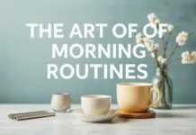 The Art of Morning Routines: Elevating Your Day with Smart Choices The Art of Morning Routines: Enhancing Your Day with Wise Decisions