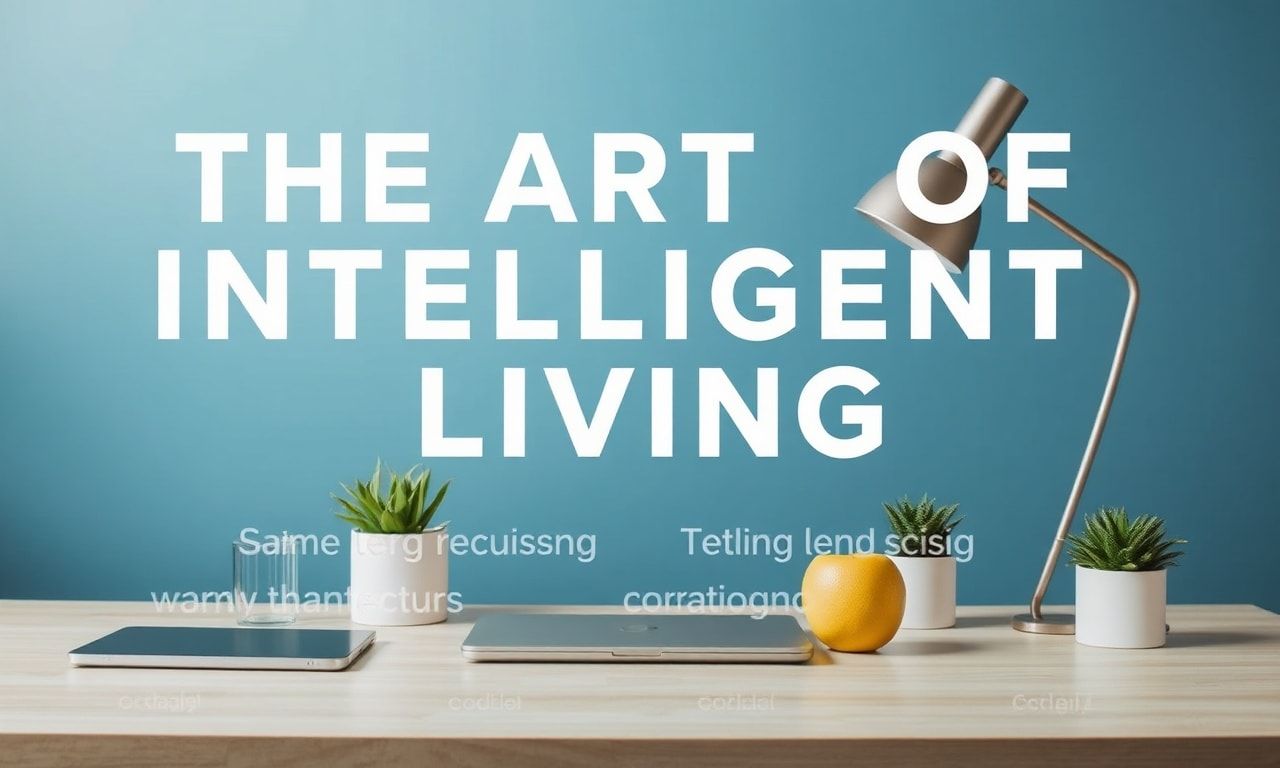 The Art of Smart Living: Integrating Technology into Your Lifestyle The Art of Intelligent Living: Incorporating Technology into Your Lifestyle