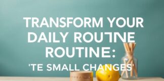Transform Your Daily Routine: The Power of Small Changes Transform Your Daily Routine: The Power of Small Changes