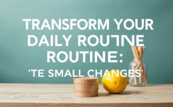 Transform Your Daily Routine: The Power of Small Changes Transform Your Daily Routine: The Power of Small Changes