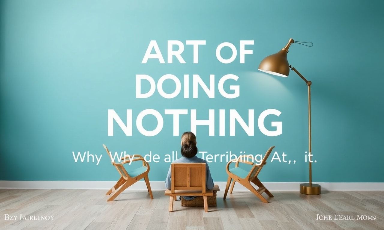 The Art of Doing Nothing: Why We’re All Terrible At It The Art of Doing Nothing: Why We're All Terrible At It