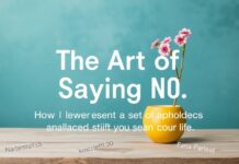 The Art of Saying No: How I Learned to Set Boundaries and Actually Enjoy My Life The Art of Saying No: How I Learned to Set Boundaries and Enjoy My Life