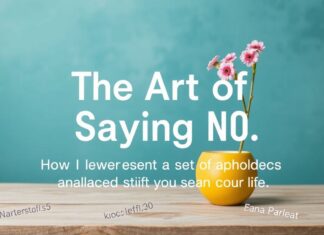 The Art of Saying No: How I Learned to Set Boundaries and Actually Enjoy My Life The Art of Saying No: How I Learned to Set Boundaries and Enjoy My Life