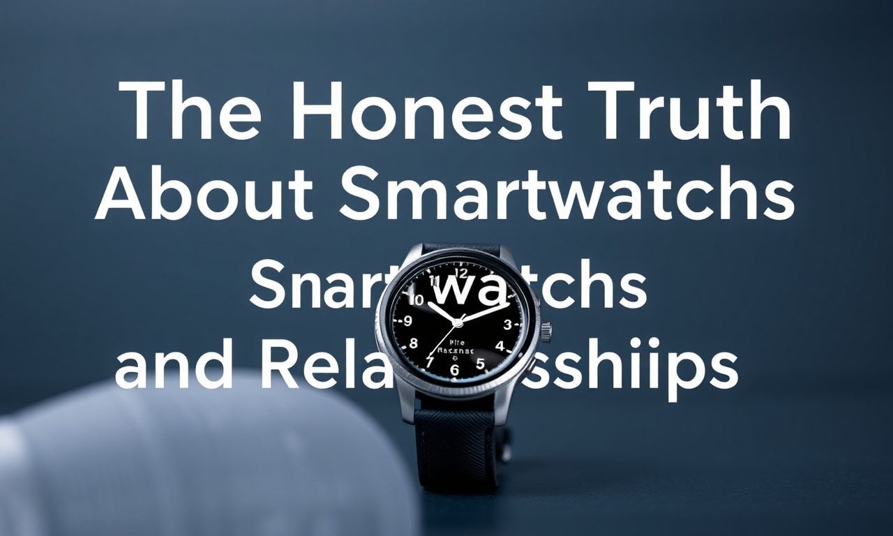 The Honest Truth About Smartwatches and Relationships The Honest Truth About Smartwatches and Relationships
