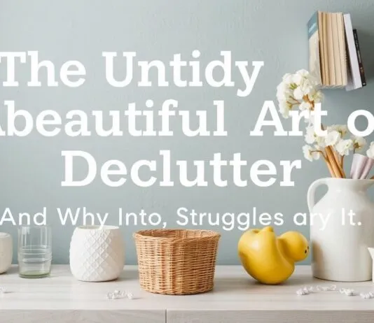 The Messy, Wonderful Art of Decluttering (And Why I Suck at It) The Untidy, Beautiful Art of Decluttering (And Why I Struggle With It)