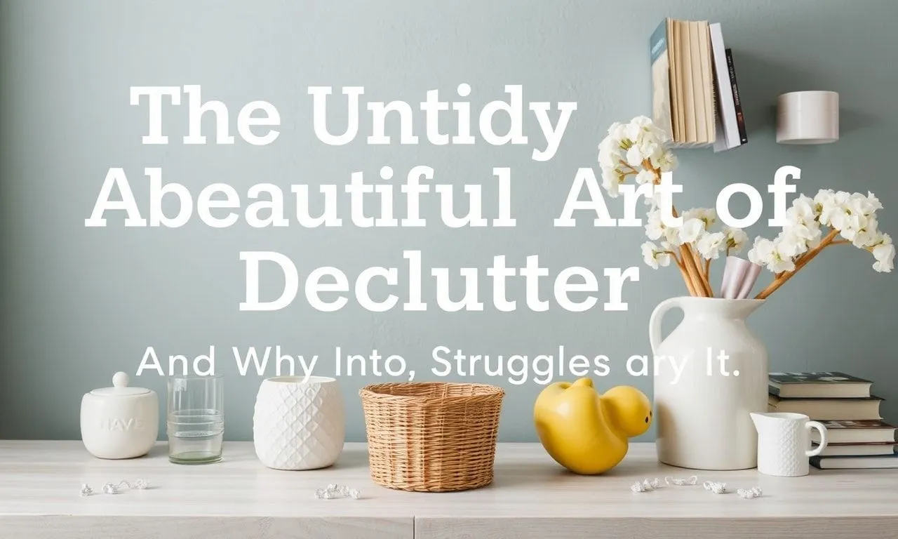 The Messy, Wonderful Art of Decluttering (And Why I Suck at It) The Untidy, Beautiful Art of Decluttering (And Why I Struggle With It)