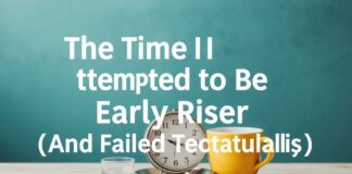 The Time I Tried to Be a Morning Person (And Failed Miserably) The Time I Attempted to Be an Early Riser (And Failed Spectacularly)
