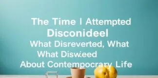 The Time I Tried to ‘Unplug’ and What I Learned About Modern Life The Time I Attempted to Disconnect and What I Discovered About Contemporary Life