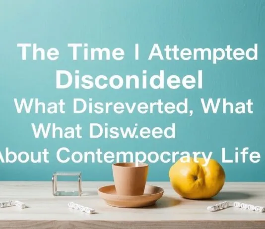 The Time I Tried to ‘Unplug’ and What I Learned About Modern Life The Time I Attempted to Disconnect and What I Discovered About Contemporary Life