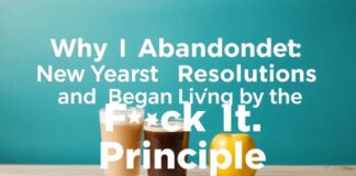 Why I Gave Up on New Year’s Resolutions and Started Living by the ‘F*ck It’ Rule Why I Abandoned New Year's Resolutions and Began Living by the 'F*ck It' Principle