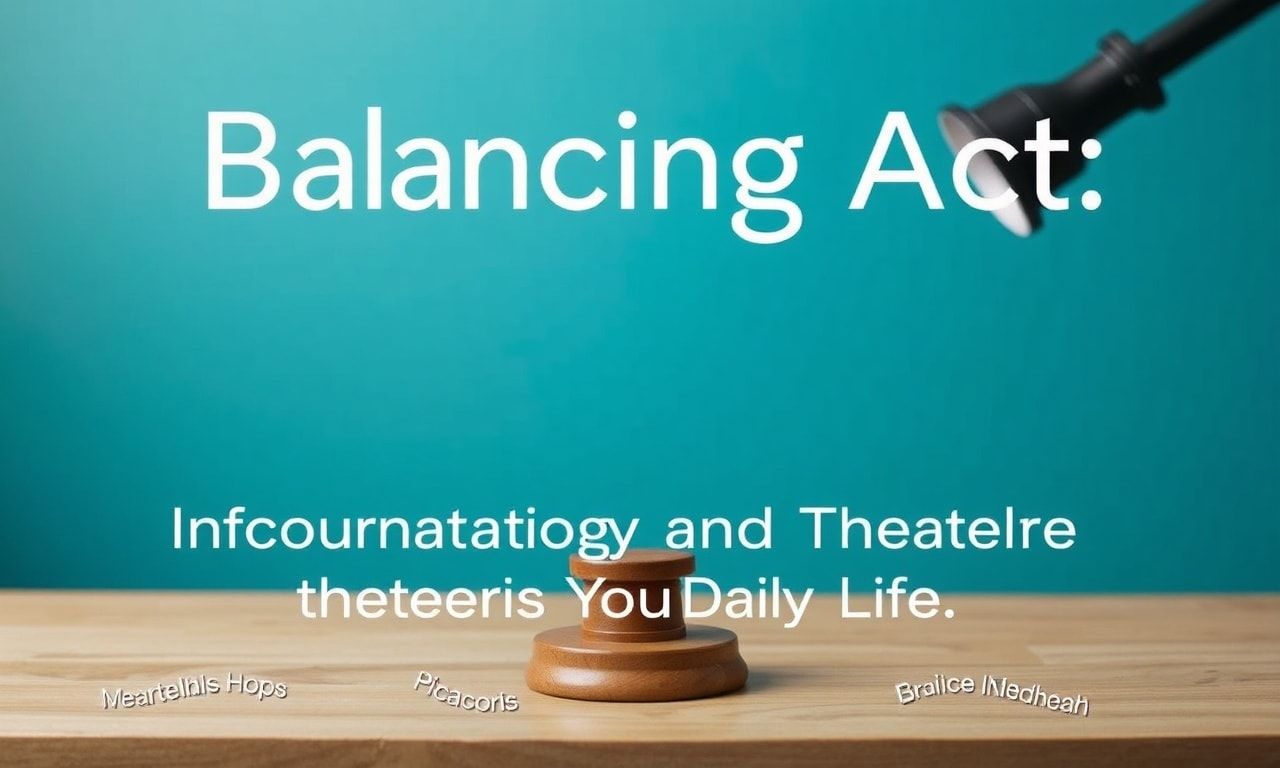 Balancing Act: Integrating Technology and Theater into Your Lifestyle