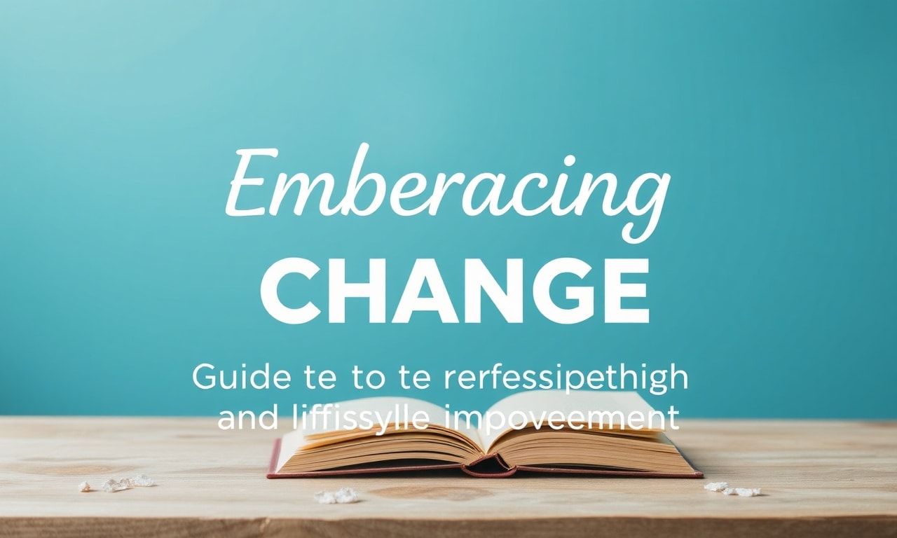 Embracing Change: A Guide to Personal Growth and Lifestyle Enhancement