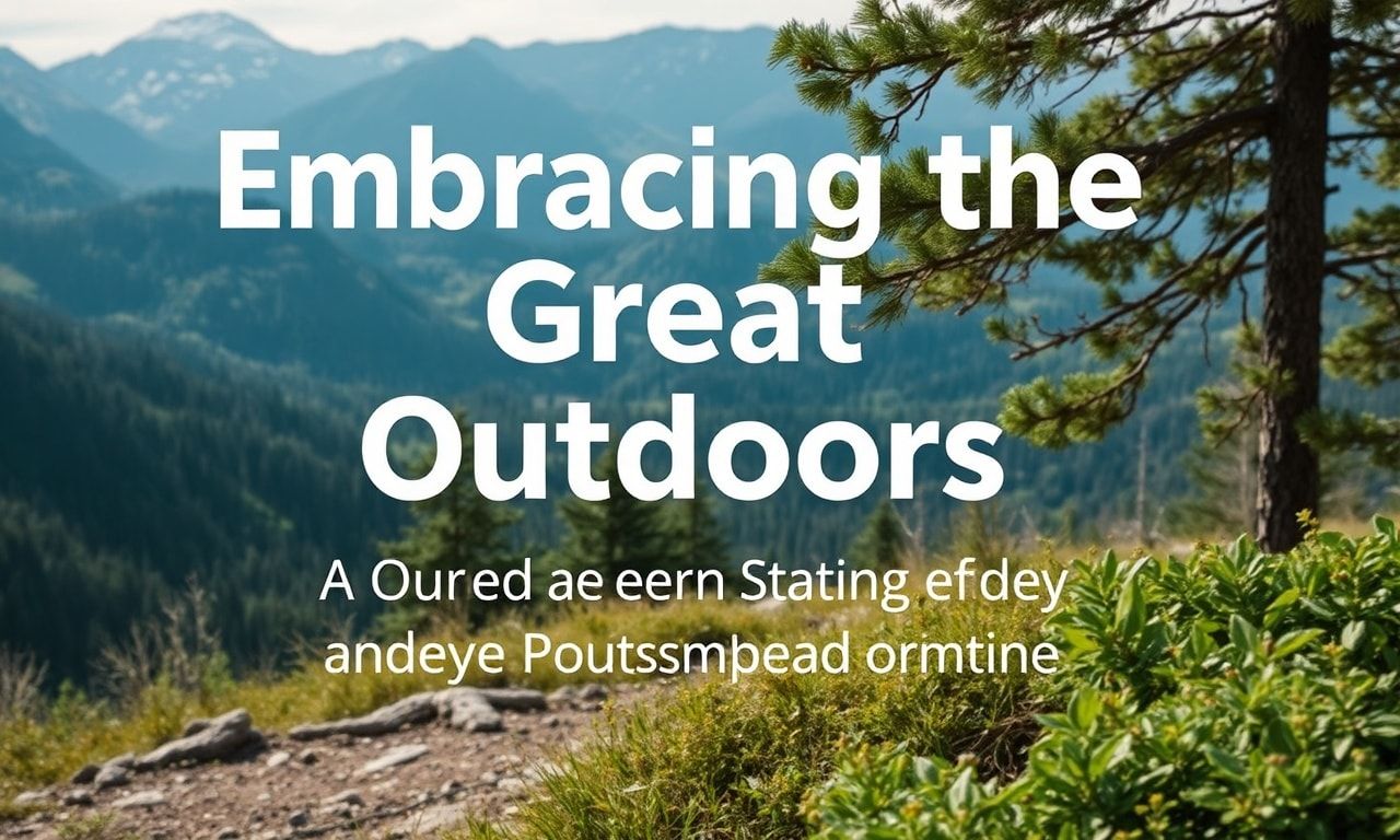 Embracing the Great Outdoors: A Guide to Enhancing Your Lifestyle