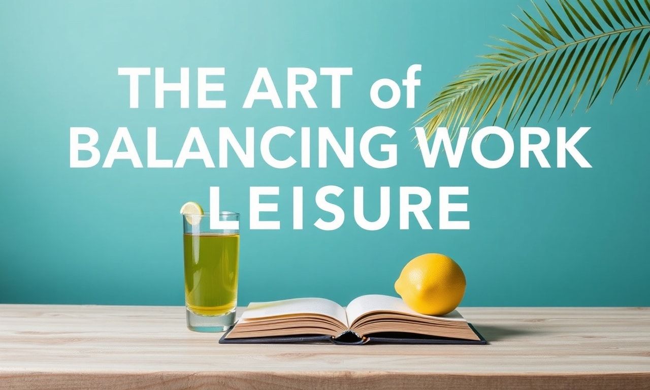 The Art of Balancing Work and Leisure: A Modern Lifestyle Guide