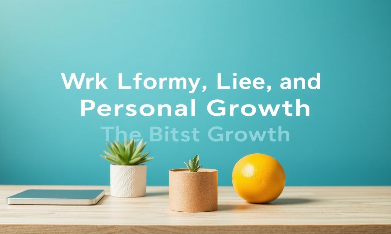 The Art of Balancing Work, Life, and Personal Growth in the Digital Age