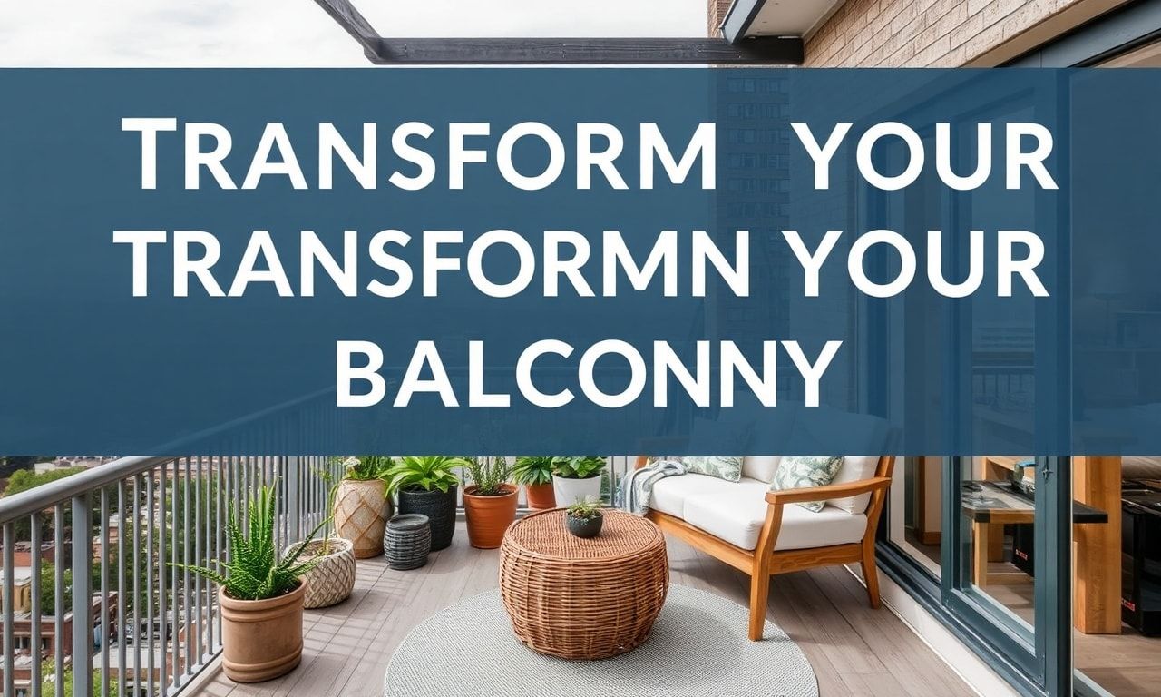 Transforming Your Balcony: A Guide to Creating Your Perfect Outdoor Oasis
