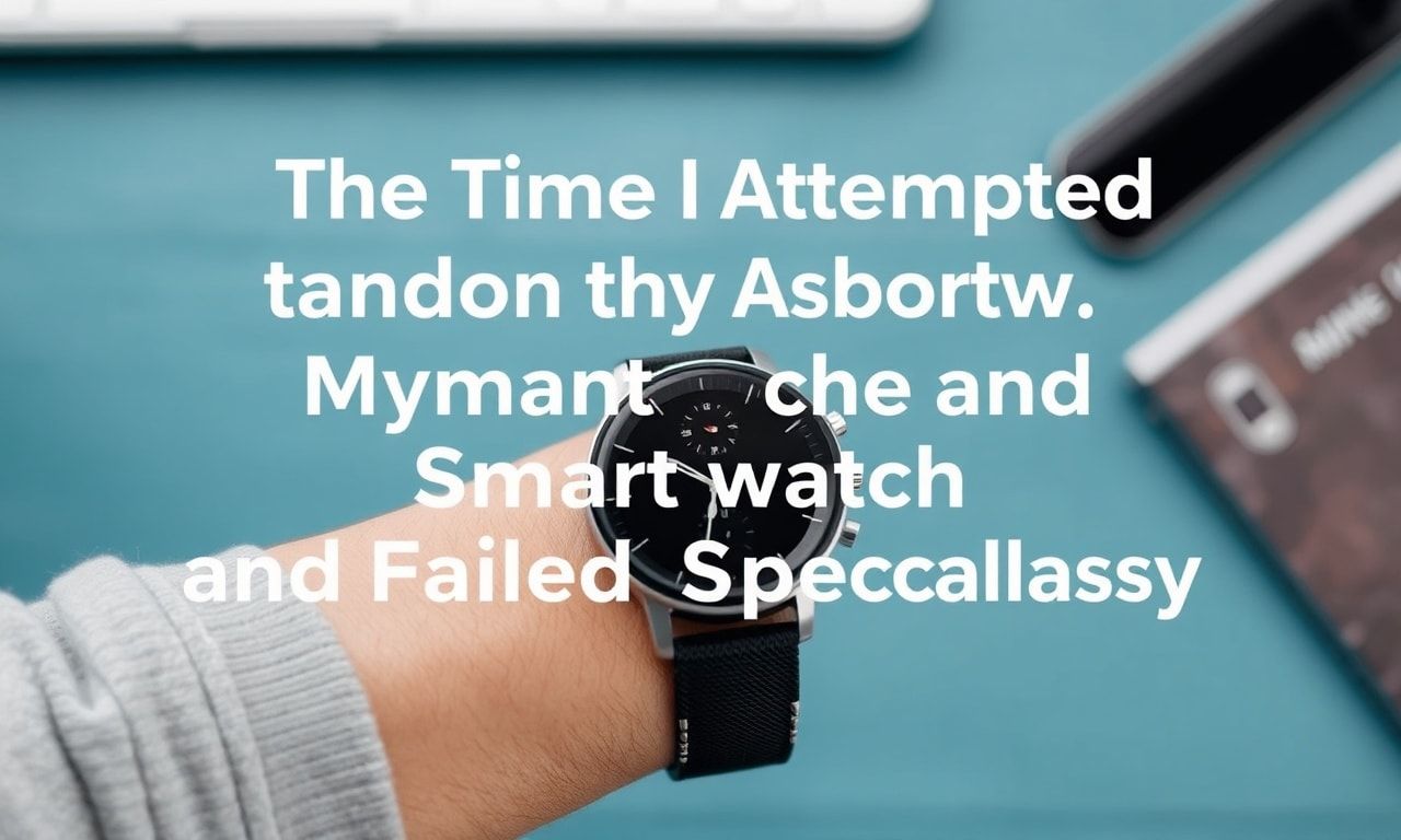 The Time I Tried to Ditch My Smartwatch and Failed Miserably