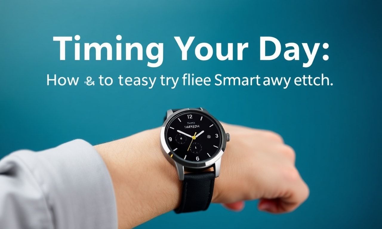 Timing Your Day: How to Sync Your Smartwatch with Islamic Prayer Times