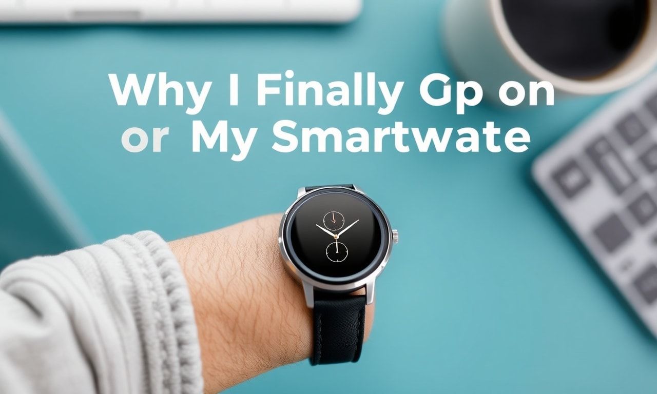 Why I Finally Ditched My Smartwatch and How It Changed My Life