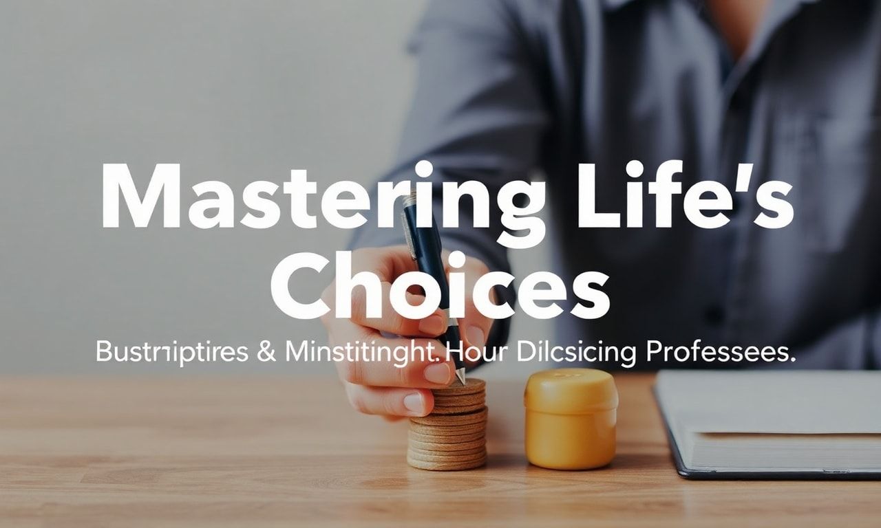 Mastering Life’s Choices: Strategies to Simplify Your Decision-Making Process